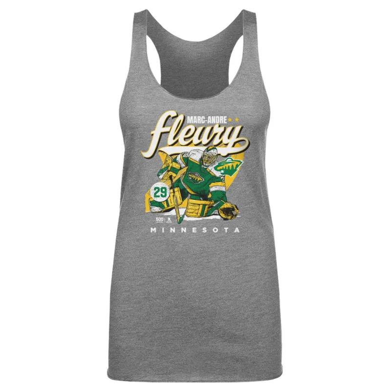 Marc-Andre Fleury Minnesota Wild Retro WHT sold by 500 Level