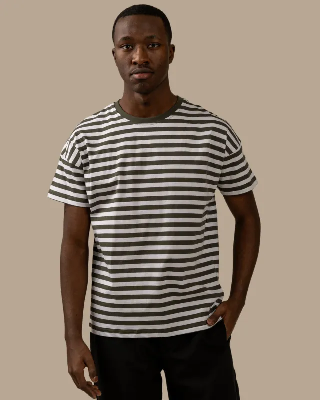Toive T-Shirt Khaki Stripe sold by Ivalo.com