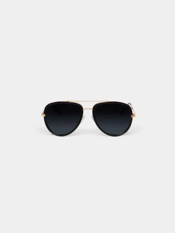 Rounded Aviator Sunglasses sold by Suzy Shier