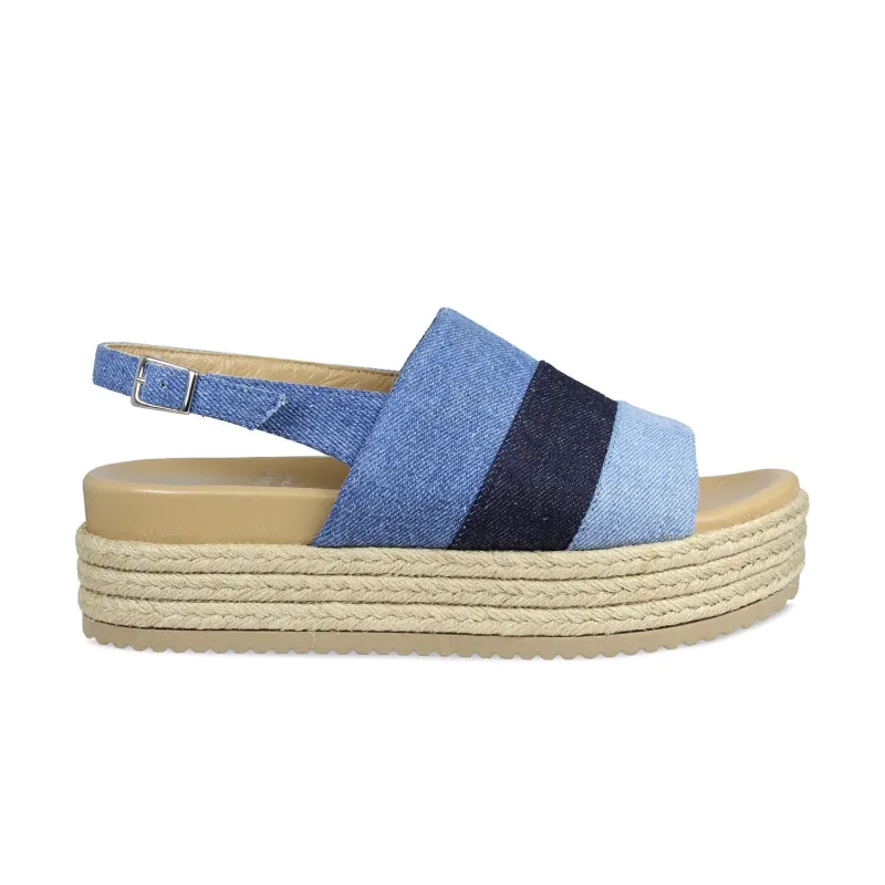 Bertie: Multi Denim sold by Sole Bliss