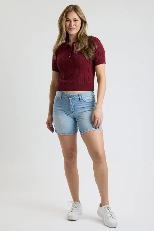 Women's Premium Stretch Basic Short sold by YMI