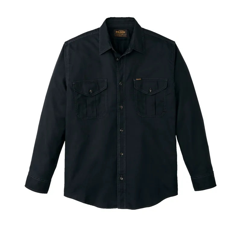 Lightweight Alaskan Guide Shirt - Midnight Navy sold by Filson