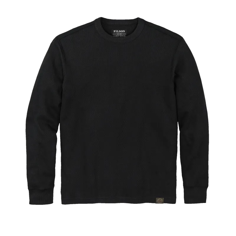 Waffle Knit Thermal Crewneck - Navy sold by Filson