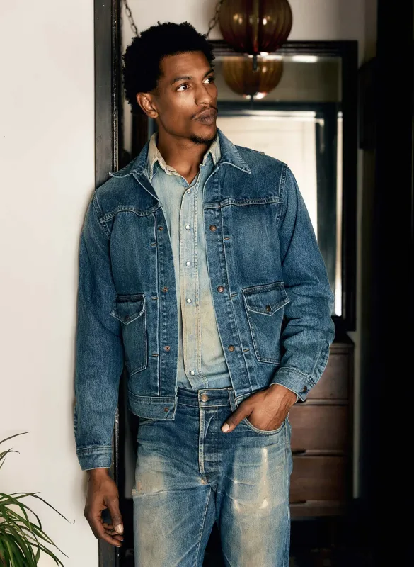 shepard two pocket denim jacket sold by Imogene + Willie