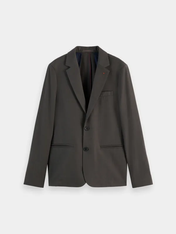 Wool blend twill blazer sold by Scotch and Soda