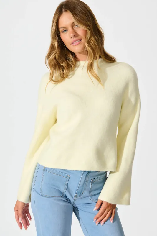 Kiki Knit in Cream sold by St Frock