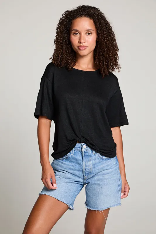 Annalise Black Tee sold by Chaser
