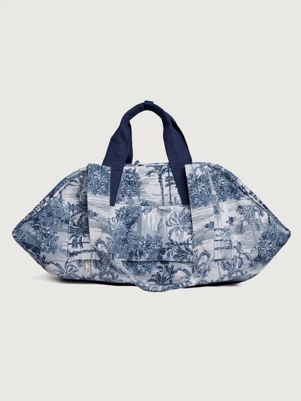 Studio Duffle - Navy Tropic Toile sold by Carbon38