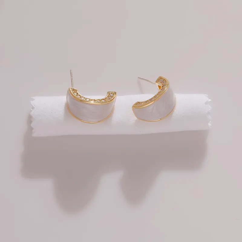 Silver Metal Earrings sold by rihoas