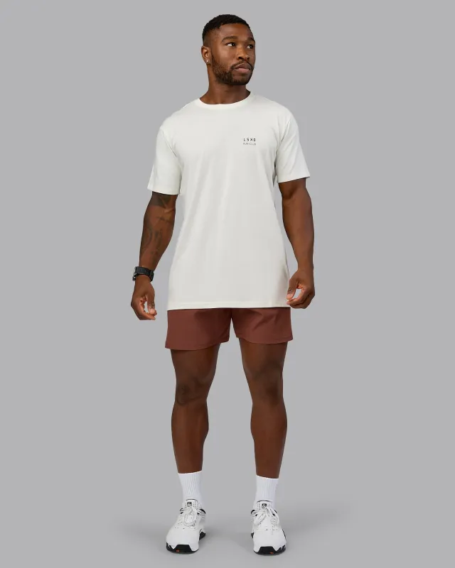 Track FLXCotton Tee - Off White-Mahogany sold by LSKD