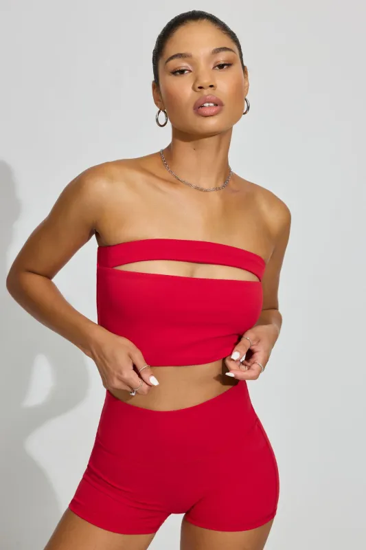 Slit Tube Top sold by Garage