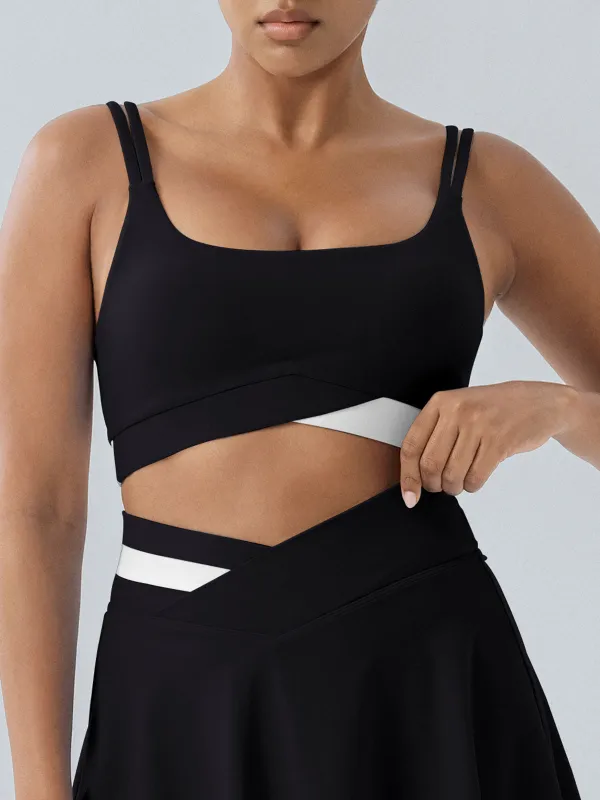 Dynamic V-Contrast Sports Bra sold by BERLOOK