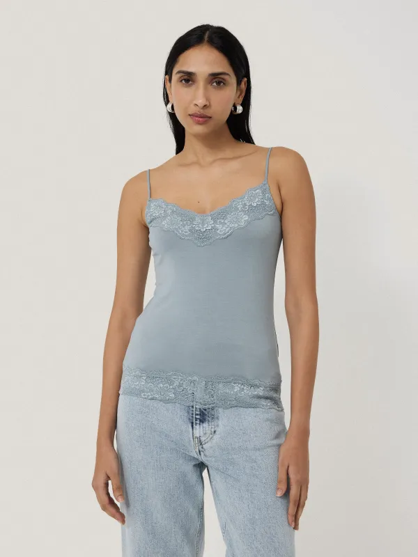 Modal Lace Vest | Summer Rain sold by Jigsaw