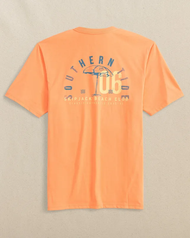 Umbrella Beach Club Short Sleeve T-Shirt sold by Southern Tide