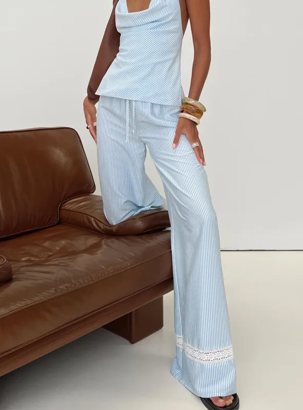 Summer Too Hot Pant Blue Stripe sold by Princess Polly