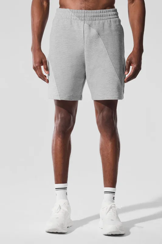 7" Make Waves Short - Athletic Heather Grey Tonal sold by Alo Yoga