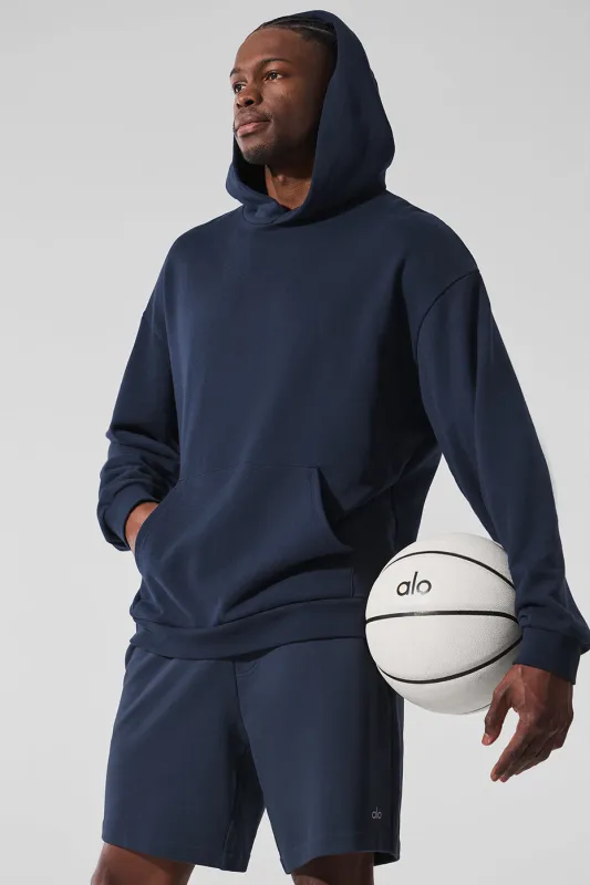 Chill Hoodie - Navy sold by Alo Yoga