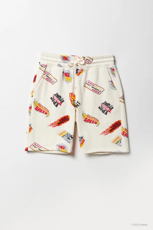 Short en molleton à imprimé Hot Wheels™ pour garçon sold by Urban Planet