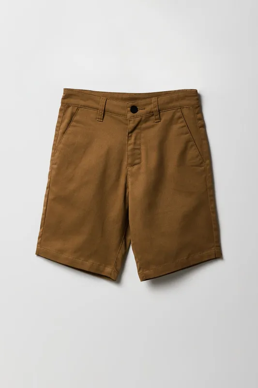 Boys Longline Chino Short sold by Urban Planet