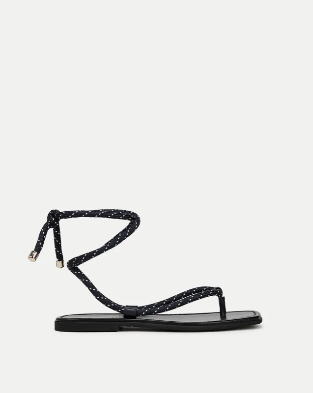 Carmina Cord Wrap Sandal sold by Veronica Beard