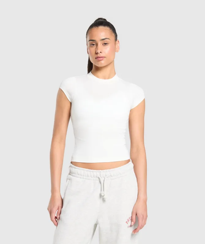 Gymshark Supersoft T-Shirt - Soft White sold by Gymshark