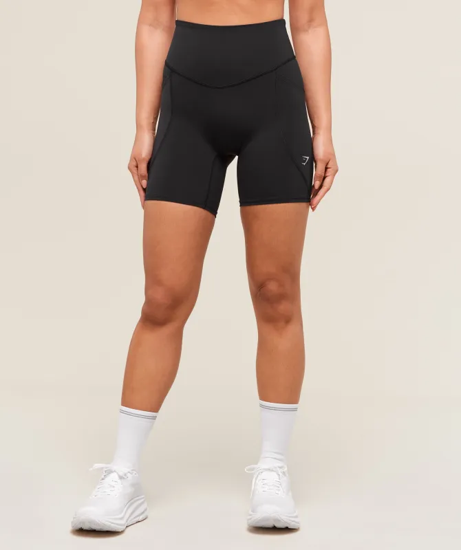 Gymshark Running Pocket 6" Shorts - Black sold by Gymshark