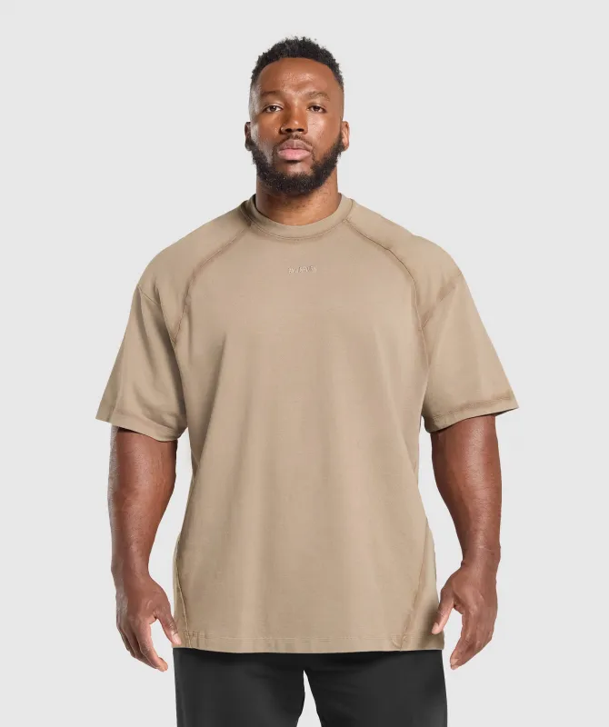 Gymshark Heavyweight T-Shirt - Lifestyle Brown sold by Gymshark