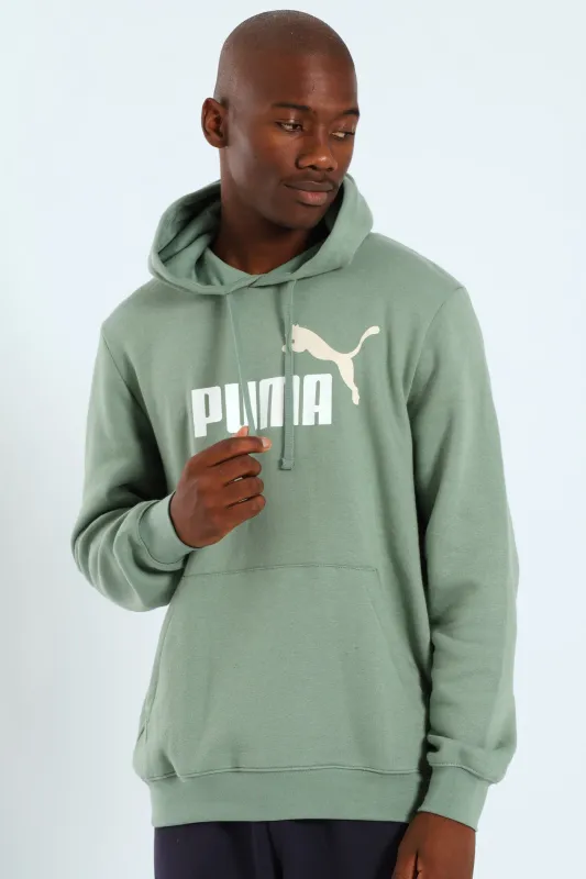 Essential 2 Colour Logo Hoodie - Sage sold by Edgars 