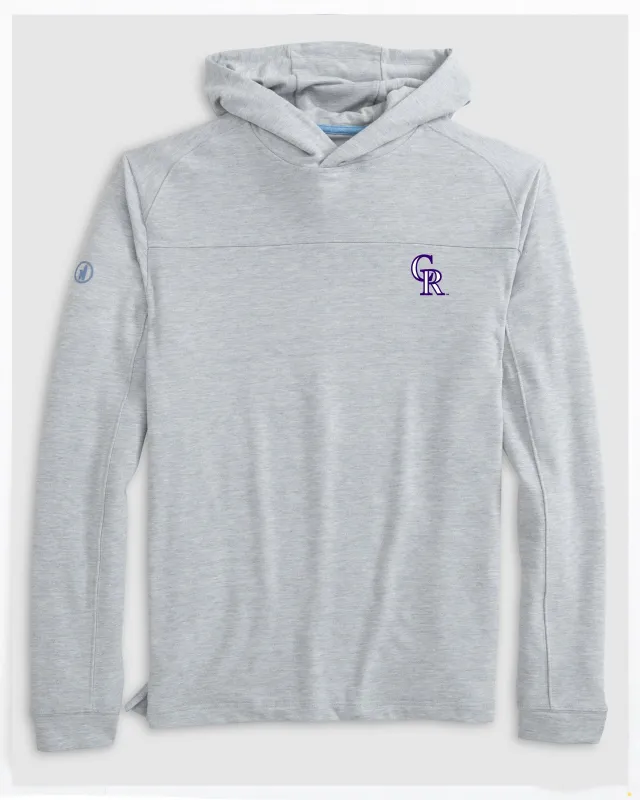 Colorado Rockies Remmy Performance Hoodie sold by Johnnie-O