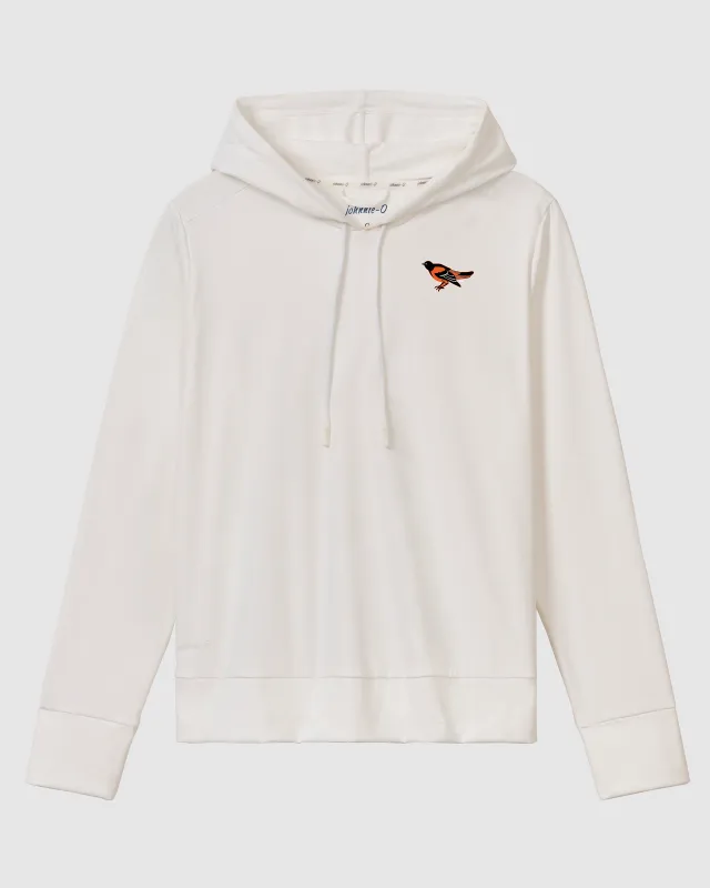 Women's Baltimore Orioles Nalla Performance Hoodie - Cooperstown Logo sold by Johnnie-O