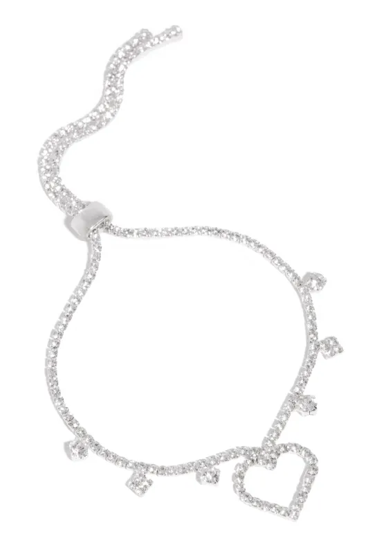 Mi Amore Anklet - Silver sold by Miss Lola