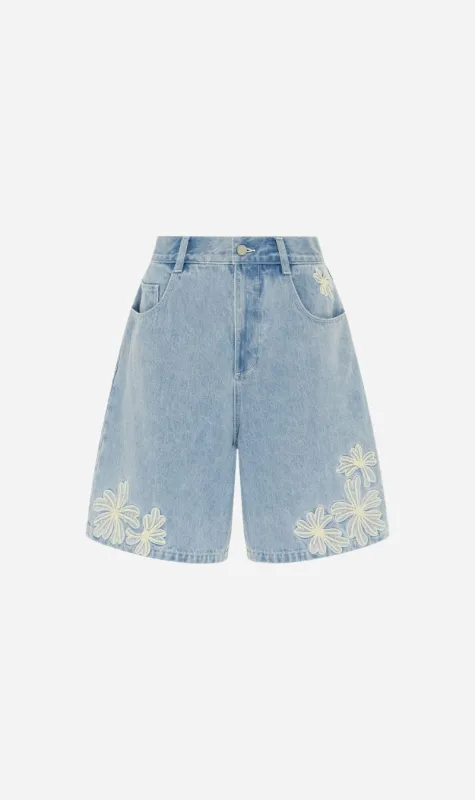 Alemais | Charlene Denim Short sold by Sister & Co