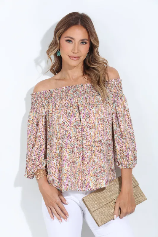 Paige OTS Blouse sold by Veronica M