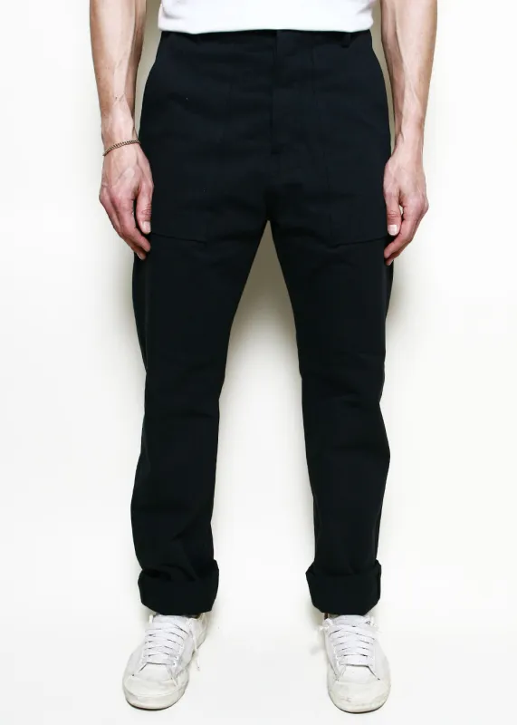 Fatigue Pants // Black Herringbone sold by Rogue Territory