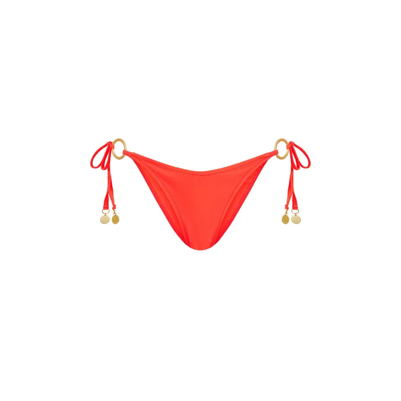 Ring Cheeky Tie Bikini Bottom - Amber Glow sold by Kulani Kinis