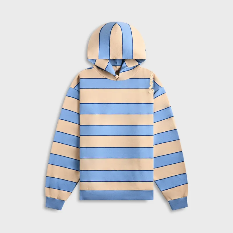 Marni Striped Yarn Dyed Sweatshirt - Blue Lilac sold by Kith
