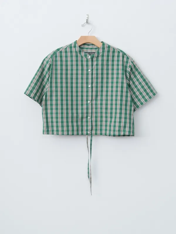 LUNA-W Shirt - Green Check sold by Namu Shop