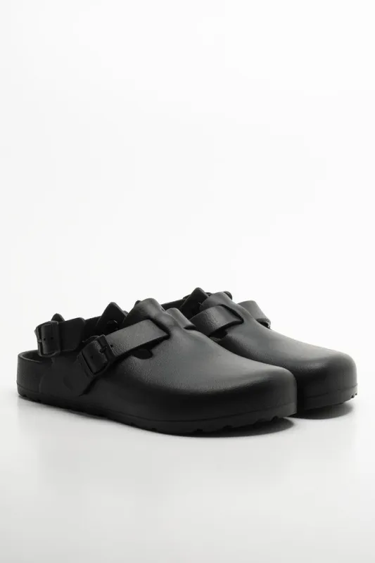 Biker Clogs Black sold by Ackermas