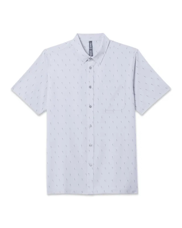 Vuori Short Sleeve Bridge Button Down - FROST GREY sold by Sun Diego Boardshops
