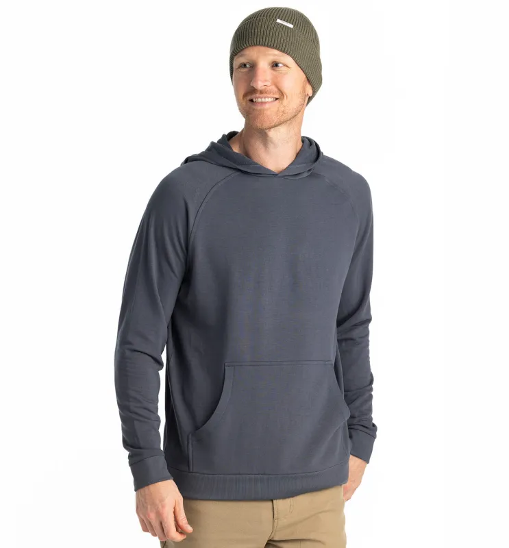 Free Fly Men's Bamboo Lightweight Fleece Hoodie - STORM CLOUD sold by Sun Diego Boardshops