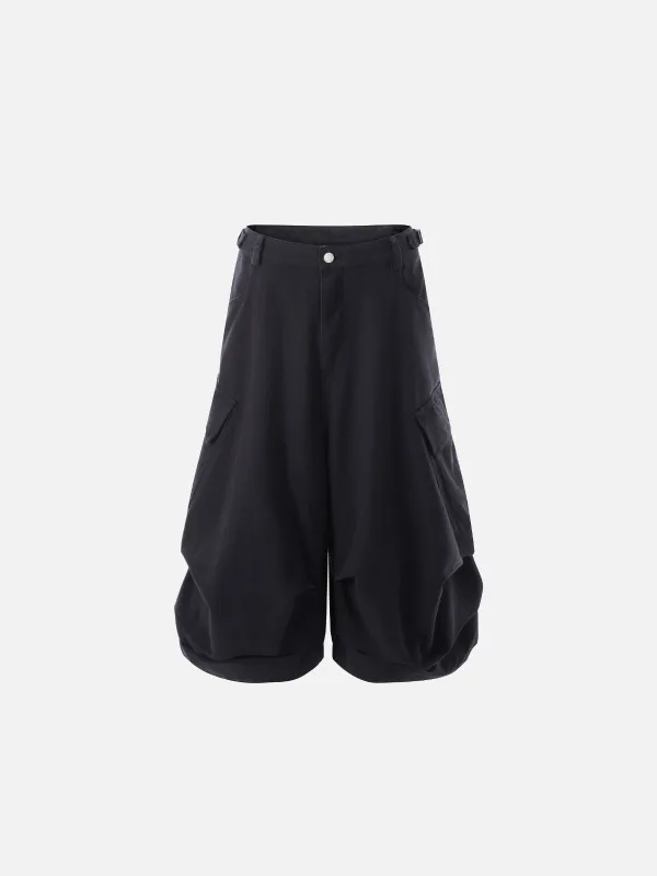 Aelfric Eden Wrinkle Big Pocket Baggy Longline Shorts sold by Aelfric Eden