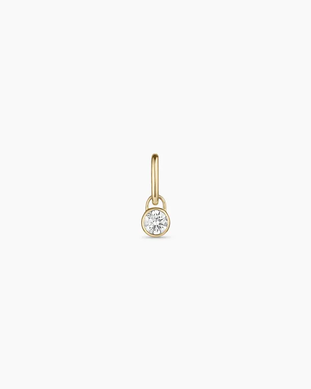 Lab Grown Diamond Halo Charm sold by Gorjana