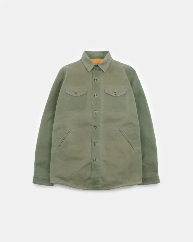 Waxed Cotton Crissman - Light Moss sold by Dehen 1920