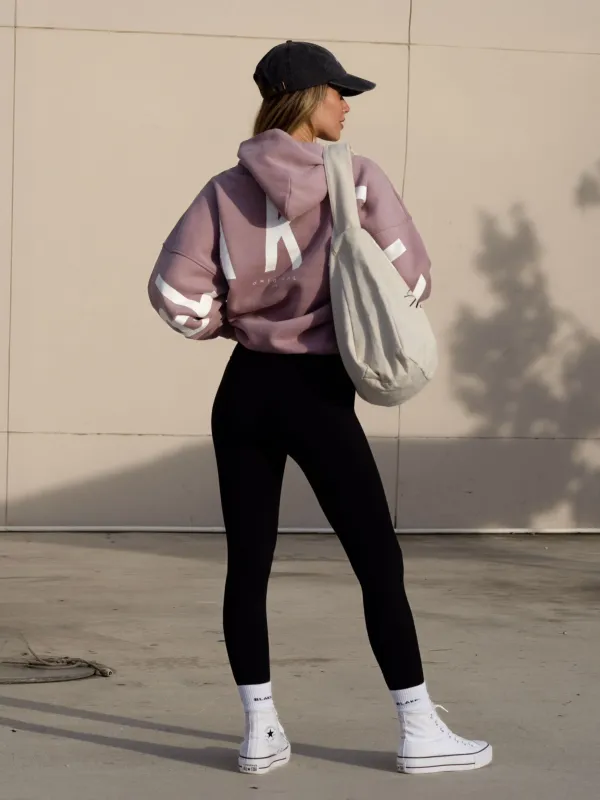 Isabel Hoodie & Leggings Set - Dusty Pink & Black sold by Blakely