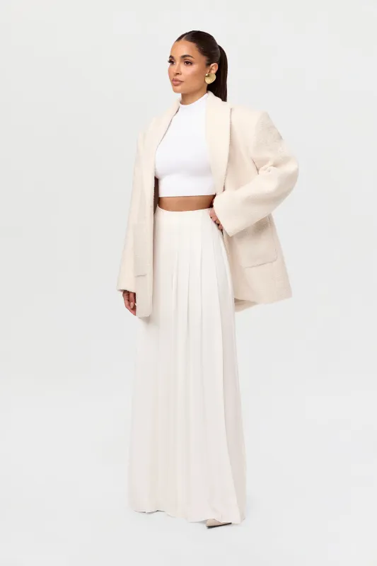 Smooth Mock Neck Crop Top sold by Naked Wardrobe