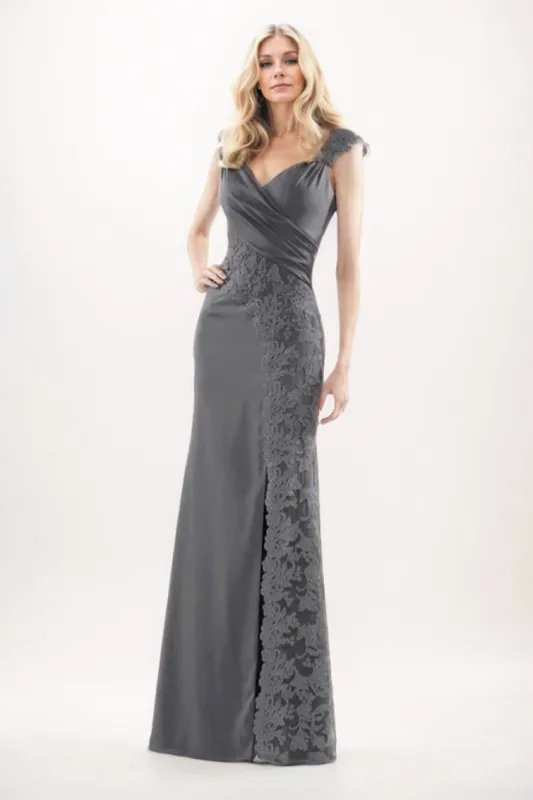 Sheath-Column Maxi Chiffon Mother Of The Bride Dress CM0275 sold by Cocomelody