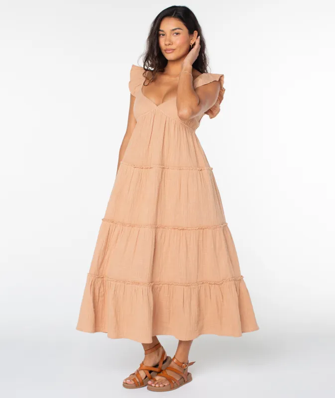Palmy Days Midi Dress sold by Roxy