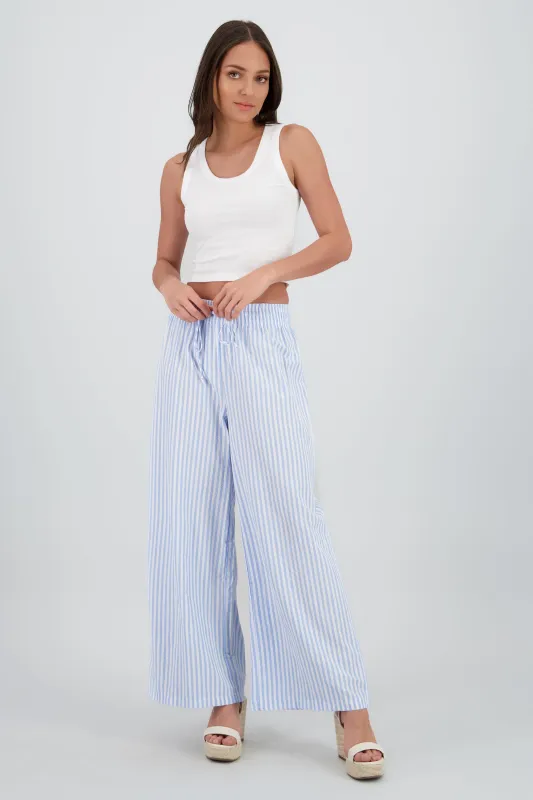 Pantalon amplio rayas sold by Shasa
