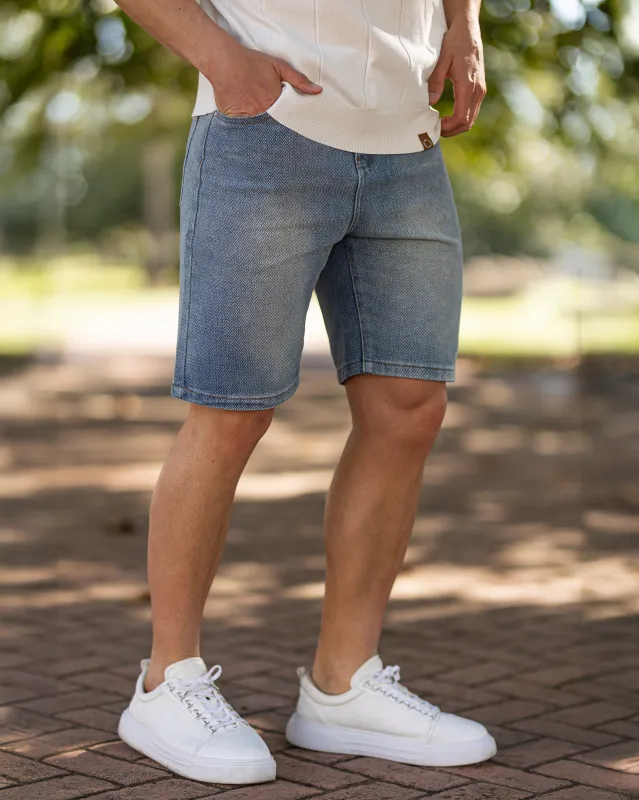 Everyday Retro Denim Shorts sold by Aha Selected