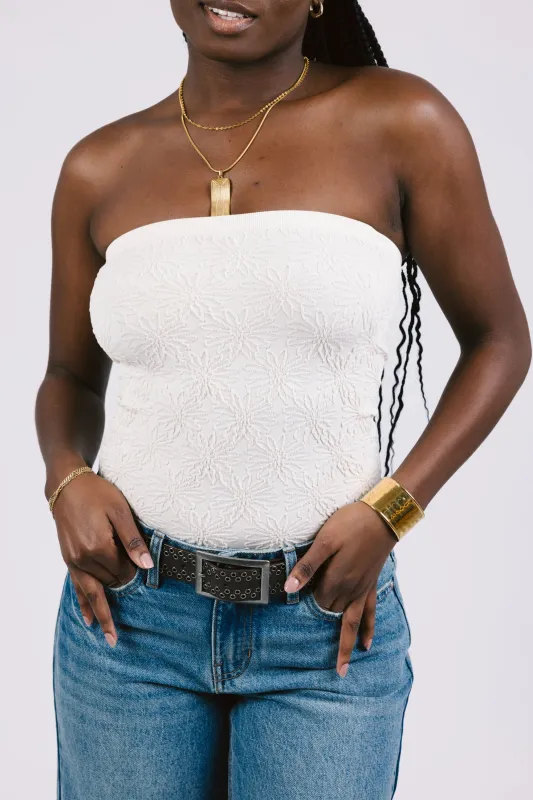 Sally Top in Ivory sold by Grey Bandit